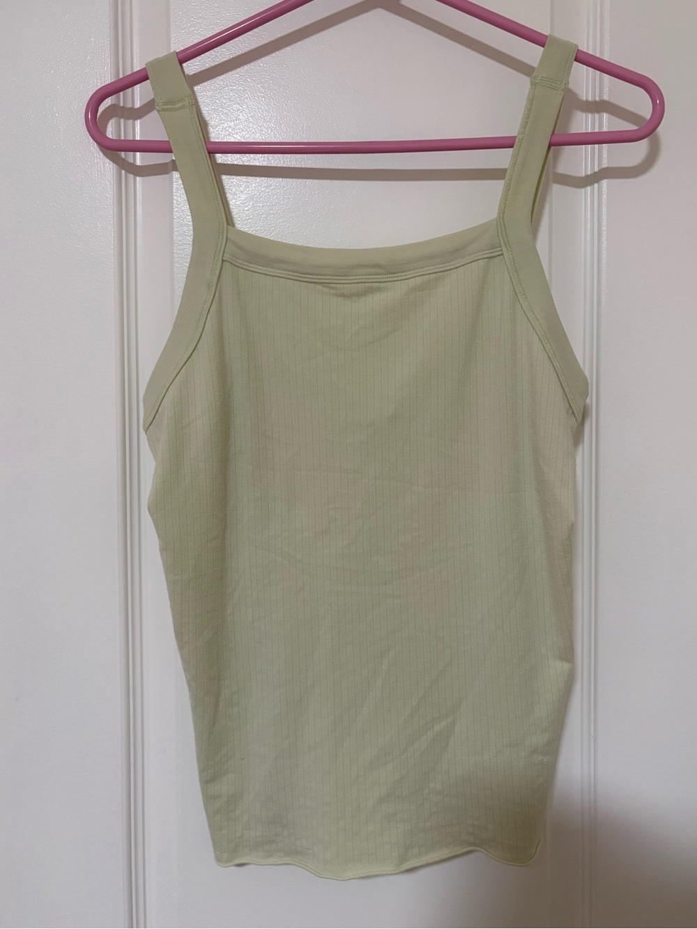 New Intimately Free People Crop Ribbed Tank Top Pastel Green